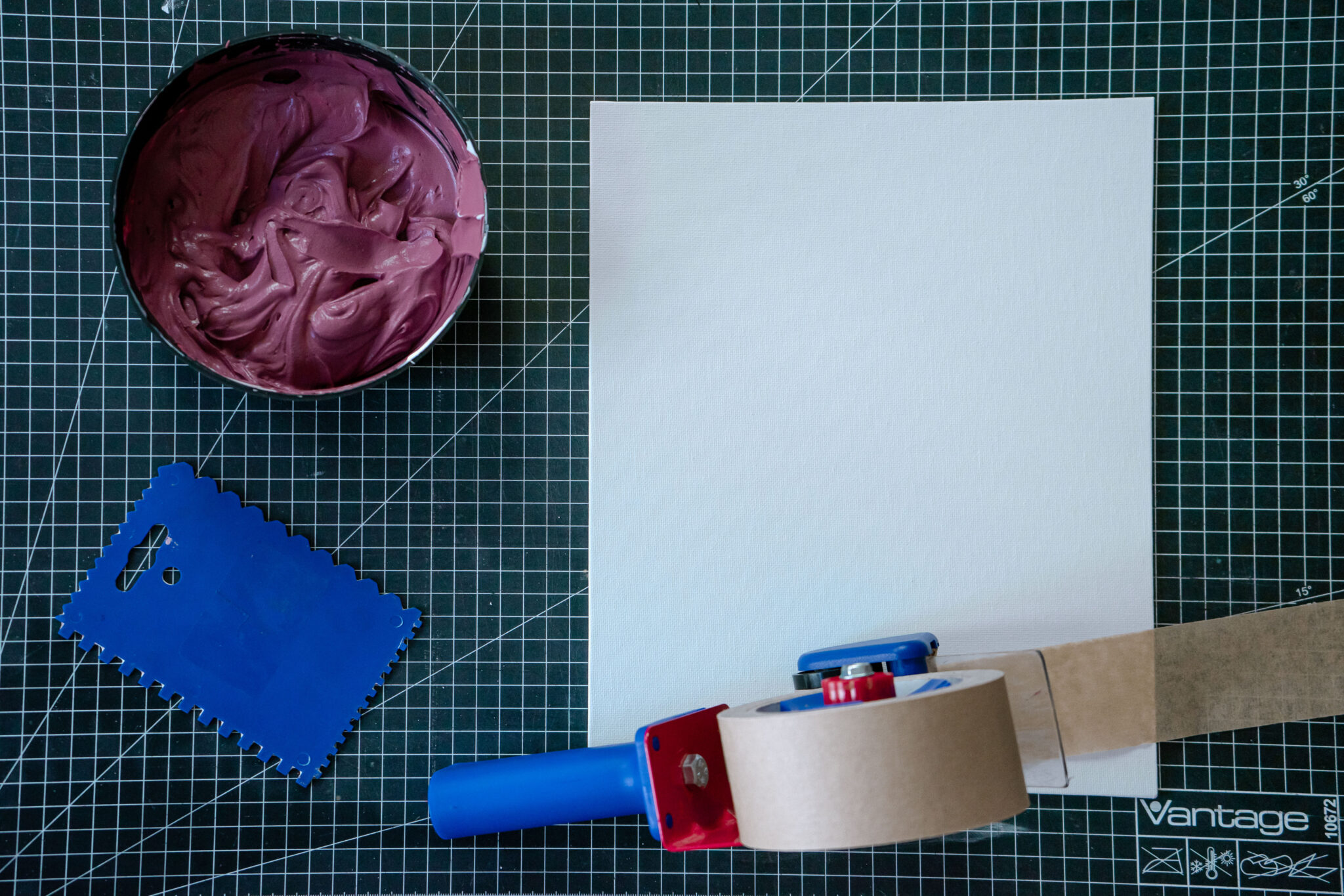bild mit strukturpaste selber machen