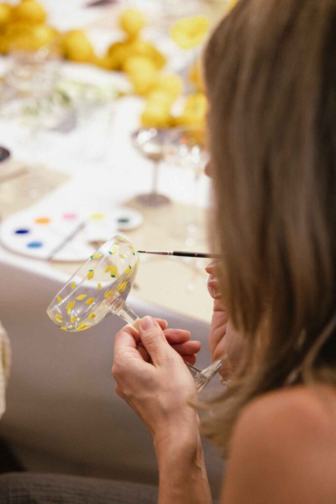 JGA Leipzig kreativ Workshop paint your glass