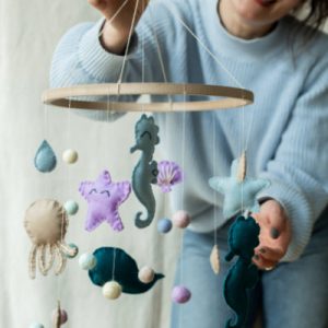 DIY Filzmobile Sea Love-Flamingocat Leipzig