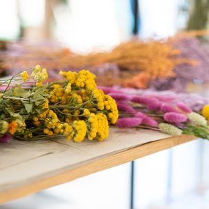 Blumenkranz binden Leipzig Kurs Jungesellinennabschied