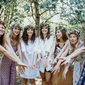 Blumenkranz Workshop Leipzig DIY JGA im Sommer