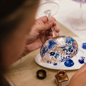 JGA Idee Leipzig Gläser bemalen DIY Workshop